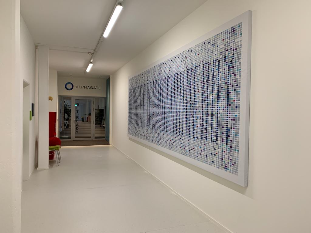 New entrance after the renovation of Alphagate's HQ.