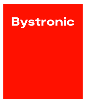 Bystronic logo, expert in sheet metal processing technology.