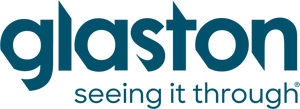 Glaston logo, expert in glass processing technology.