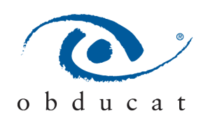 Obducat logo, specialist in nanoimprint lithography and nanotechnology.