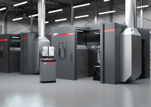 Oerlikon Metco MultiCoat™ 5 machine with HMI control panel for automated surface coating through thermal spraying.